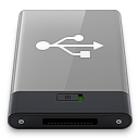 Grey USB W Icon